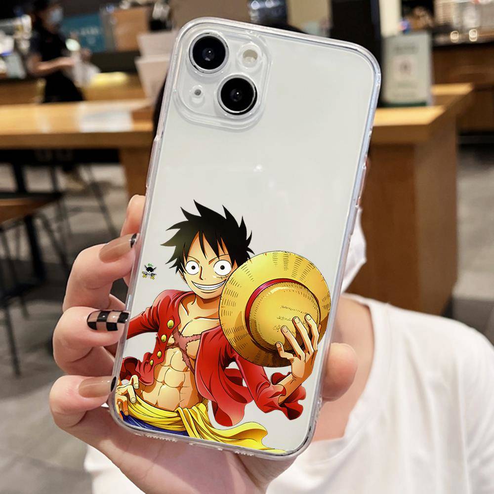 E-41 One Piece Luffy Hülle für Samsung A04S A05 A14 A06 A51 A15 A16 A12 S20 S21 S24 Ultra A55 A54 OPPO Reno 8 5 A22 A23 A25 A35 A34 A52 A11