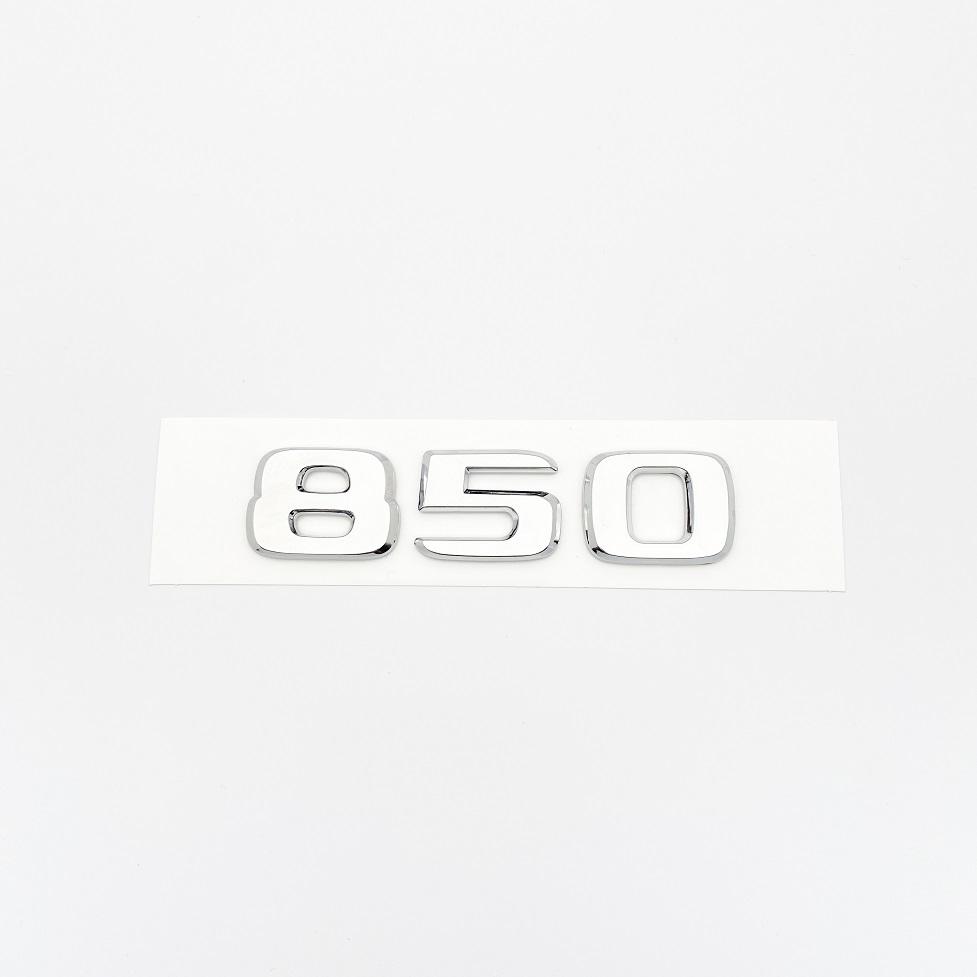ABS Car Letters Logo 50S4M 38S4M 40S 60S B550 850S Badge Sticker Rear Trunk Emblem Decals for Mercedes Benz S W221 W222 W223