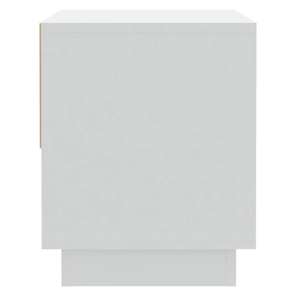 Nightstand White 45 x 34 x 44 cm Engineered Wood