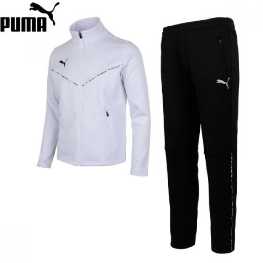 

Puma Winter Brushed Kk Zip Up Sportswear Sweatshirt Set White Size: 90 (S)