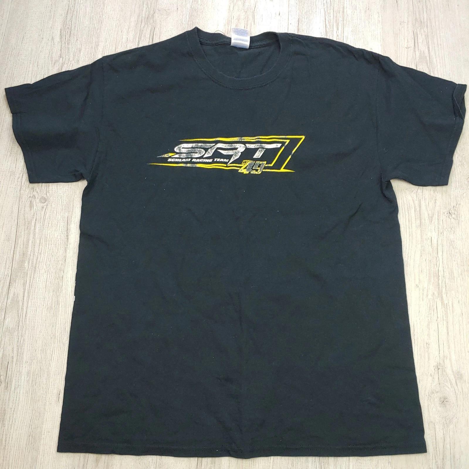 Ryan Jones 49 SRT Graphic 100% Cotton T-shirt Mens Tees Top Mens Size Large Sprint Car Racing Team Black L