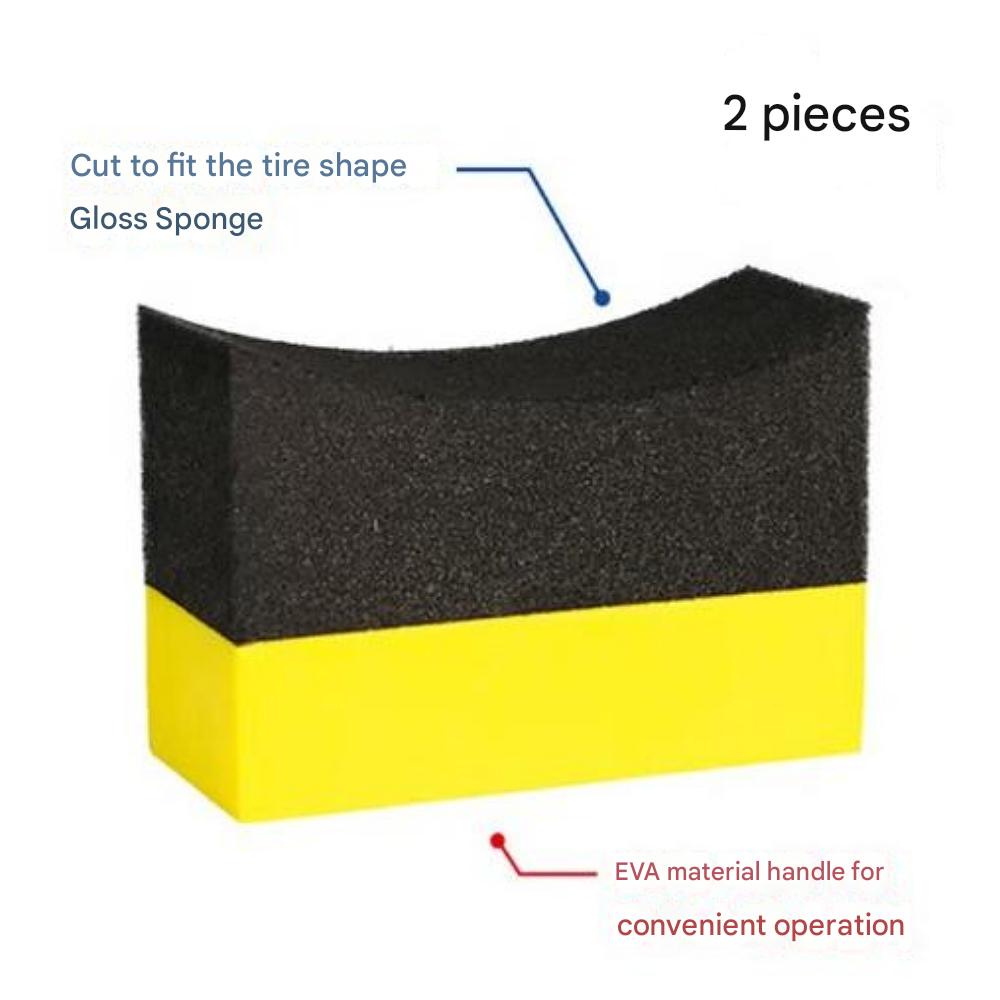 Tire Shine Sponge 2P