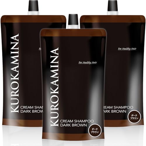 [Jointly Developed by AGA Clinic and Pharmaceutical Company] KUROKAMINA Cream Shampoo, For Gray Hair, Color Shampoo, Color Treatment, Botanical, For S