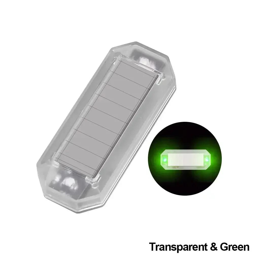 Motocykly Auto Mini LED Bezdrátové výstražné světlo Výstražné světlo proti krádeži Zabraňuje kolizi zezadu Solární stroboskop Auto příslušenství