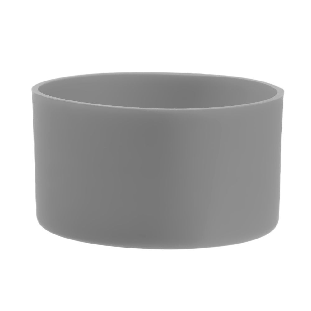 

Открытый силиконовый спортивный чехол для чашки, чехол для бутылки с нижним рукавом, противоскользящий чехол для бутылки с водой серый