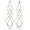 Earrings Fake Earrings Pierced Earring Style Earrings [Ludus Felix] - Women's - Diamond-shaped - - Non-pierced (clip-on)