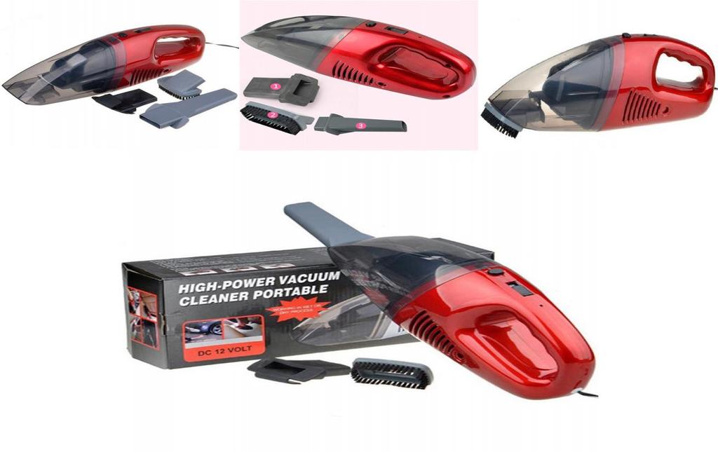 Car Vacuum Cleaner With 120w Power Dry Wet Usb Charging For Vehicle Interior Cleaning