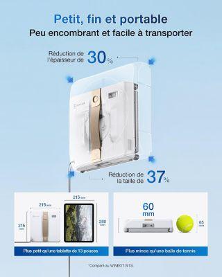 Window Cleaning Robot ECOVACS WINBOT MINI, WIN-SLAM 3.0, Beige
