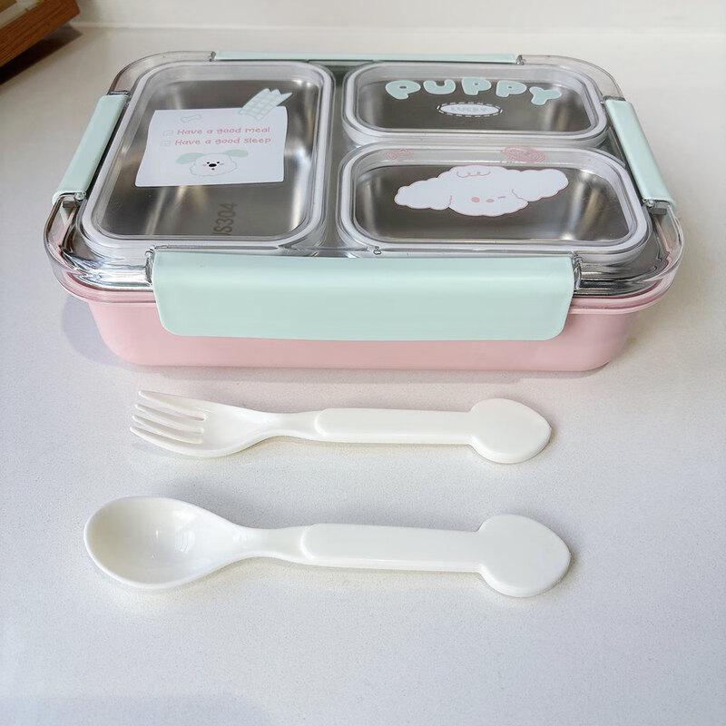 ZISIZ Divided Stainless Steel Insulated Lunch Box