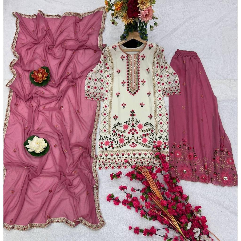 Kurti Plazzo 3 Pcs Pair