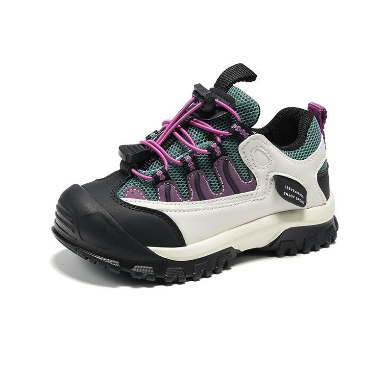 2025 autumn classmates children's shoes outdoor hiking shoes fashion casual shoes boys and girls mesh breathable sports shoes