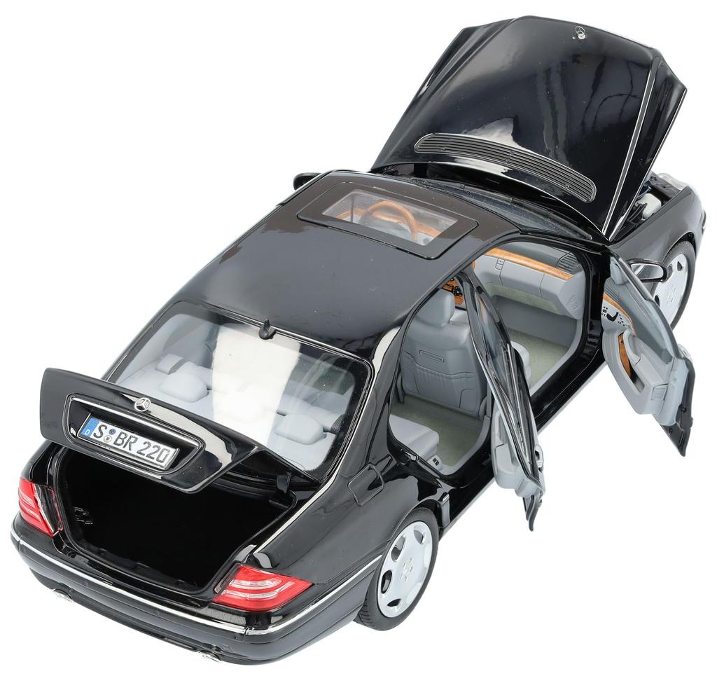 [Mercedes-Benz Collection] Genuine S600 Sedan Long (V220) 1/18 Obsidian Black
