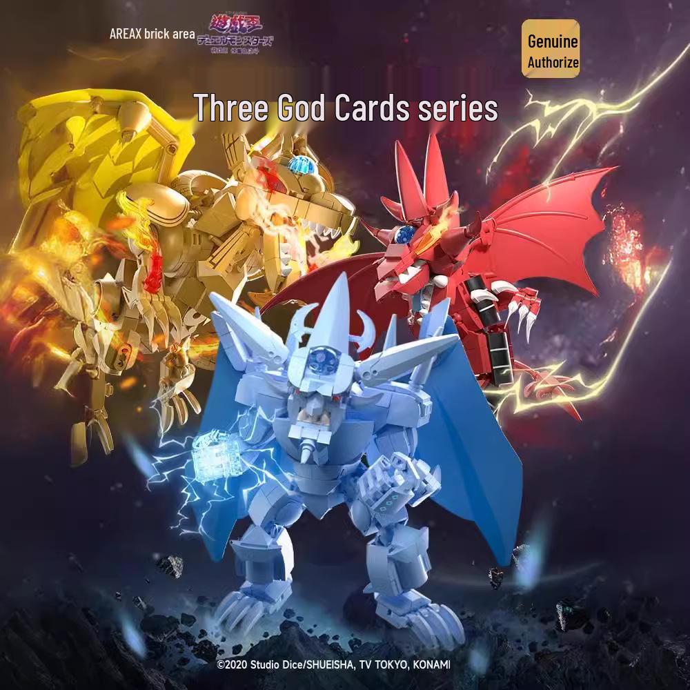 

Yu-Gi-Oh! Egyptian Gods Set: Sky Dragon, Obelisk the Tormentor, The Winged Dragon of Ra Building Block Figure Toy. Default