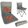 12V USB Heated Car Seat Pillow with Non Slip Design Three Temperature Settings for Targeted Back and Hip Warmth