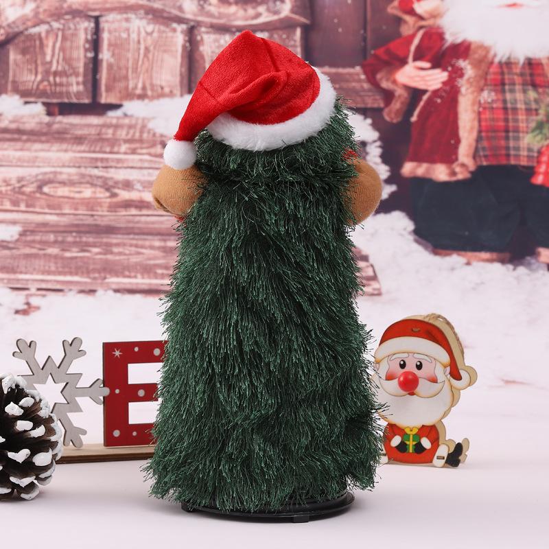 Electric Santa Singing and Dancing Christmas Tree Children's Toys Christmas Gift Decoration Ornaments