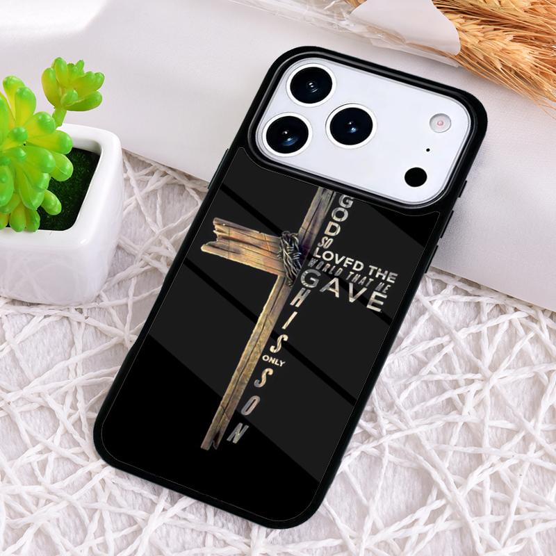 

Bible verse Jesus Christ Phone Case for iPhone 17 Air 16 15 11 12 14 13 Pro Max Shockproof Cover iPhone 14 Pro