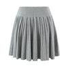 Korean Retro V-Neck Cardigan & High Waist Pleated Skirt Knit Set