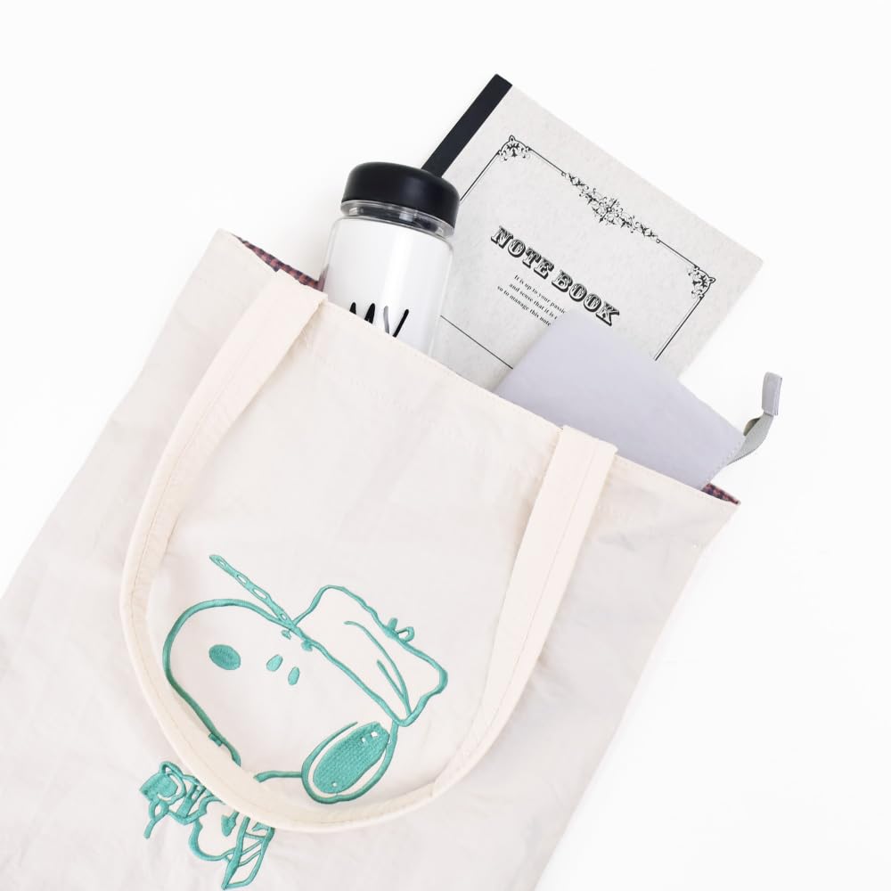 Marimo Craft Check Wendbare Tragetasche IV Snoopy