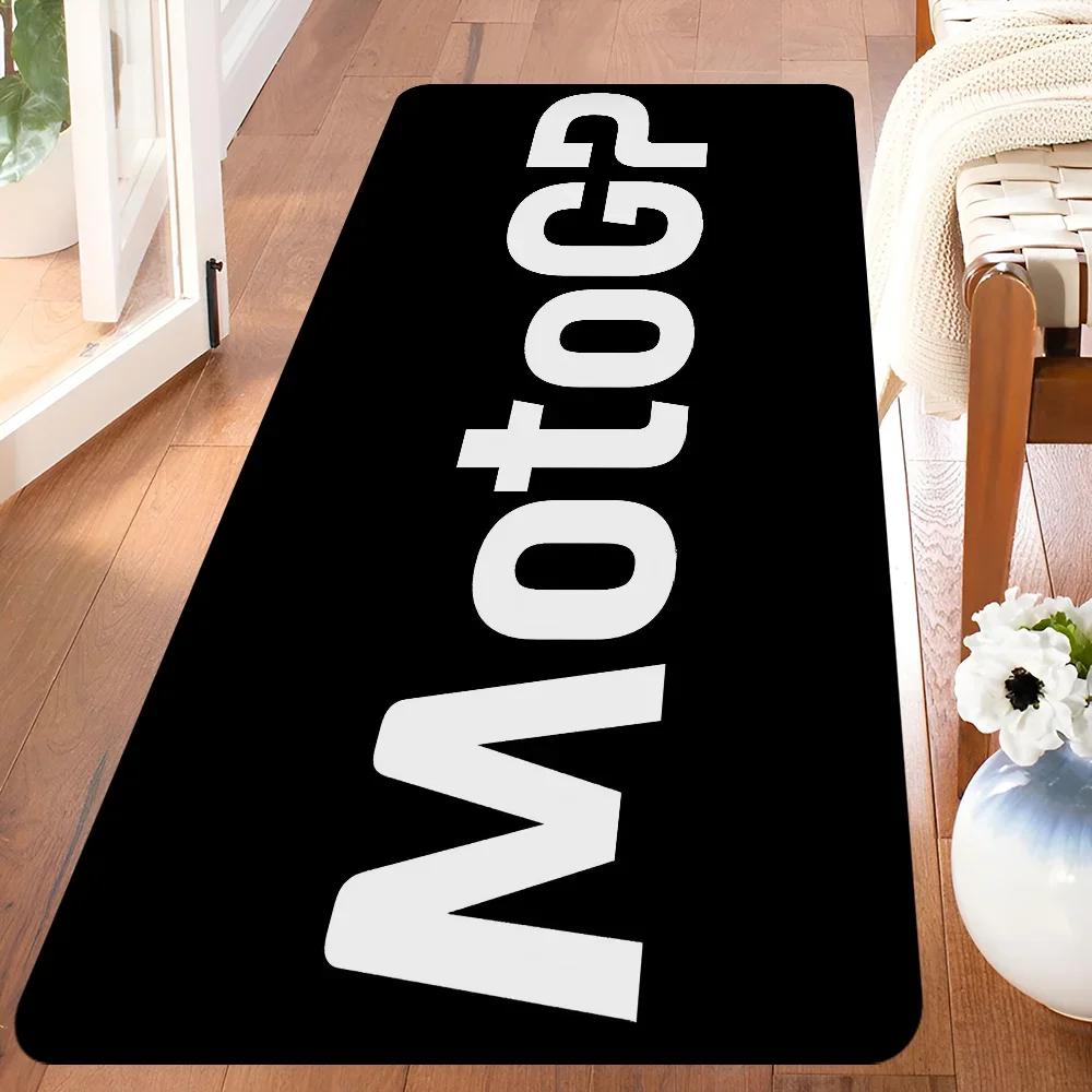 Moto GP Motorcycle Racing Rug Non Slip Hallway, Laundry & Balcony Carpet for Kids’ Room & Toilet Floor Decor