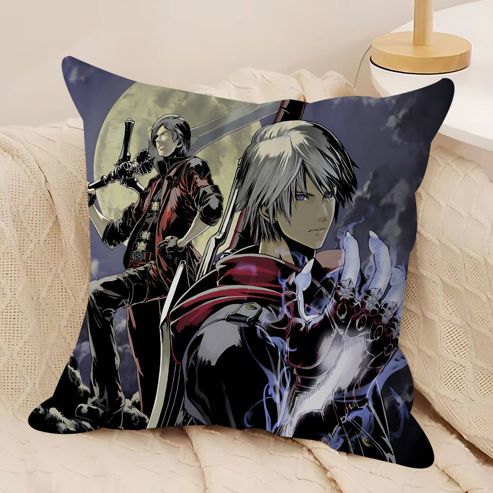 GAME THE D-DevilS May Cry Pillow Case Removable Washable Cushion Cover – All-Season Soft Linen