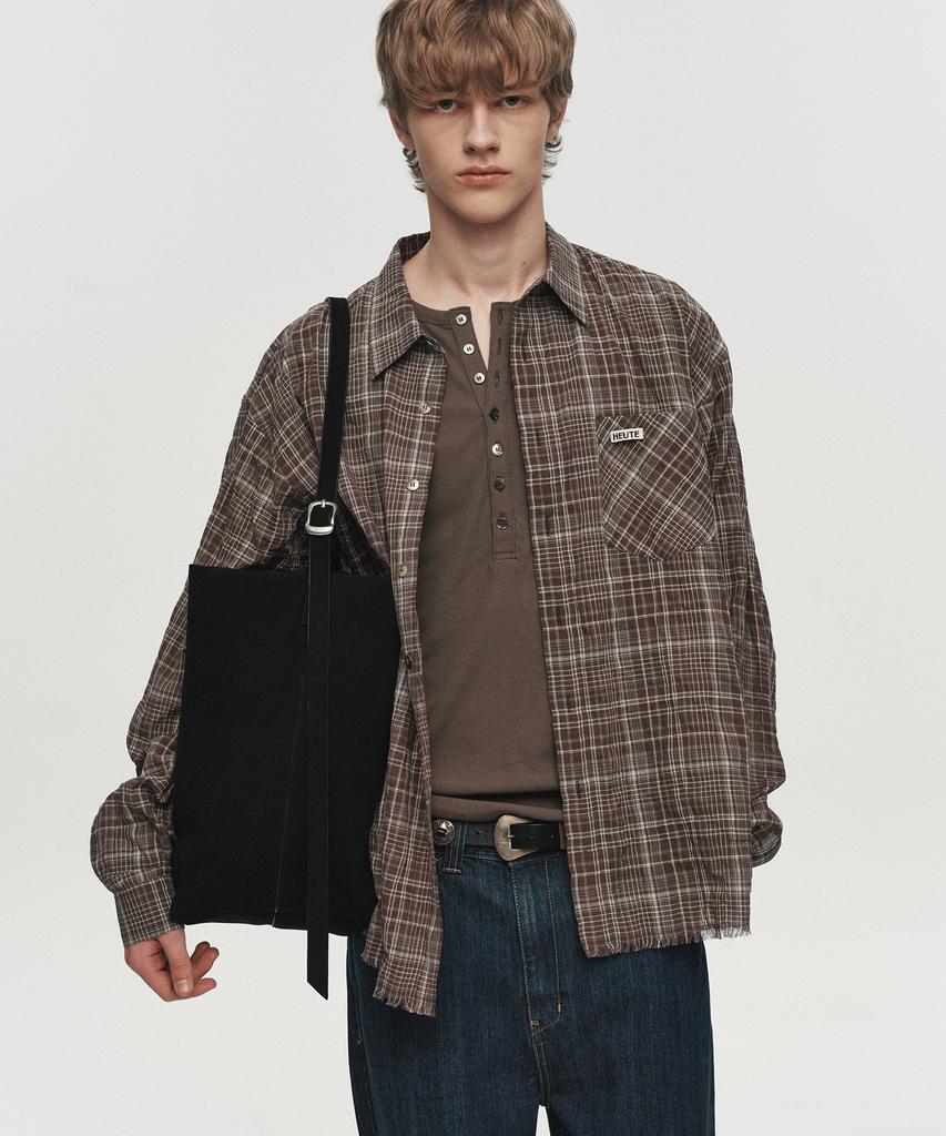Hoite Regular Collar Marco Shirt (Brown)