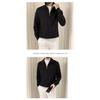 Spring 2024 Men's Sweater Patchwork Assorted Colors Skin-Friendly Fabric Fashion Versatile Top Casual Long-Sleeved Bottoming Shirt