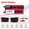 5000W Car Power Inverter Pure Sine Wave DC 12V To AC 110V Converter LCD Screen Display Portable Household