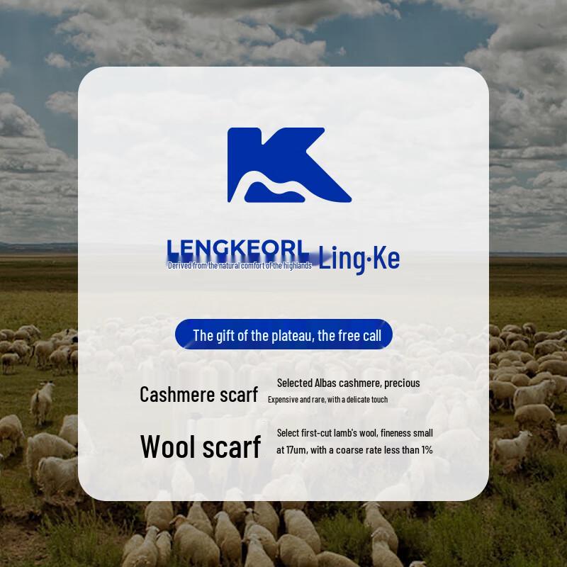 LENGKEORL Women's 100% Wool Scarf