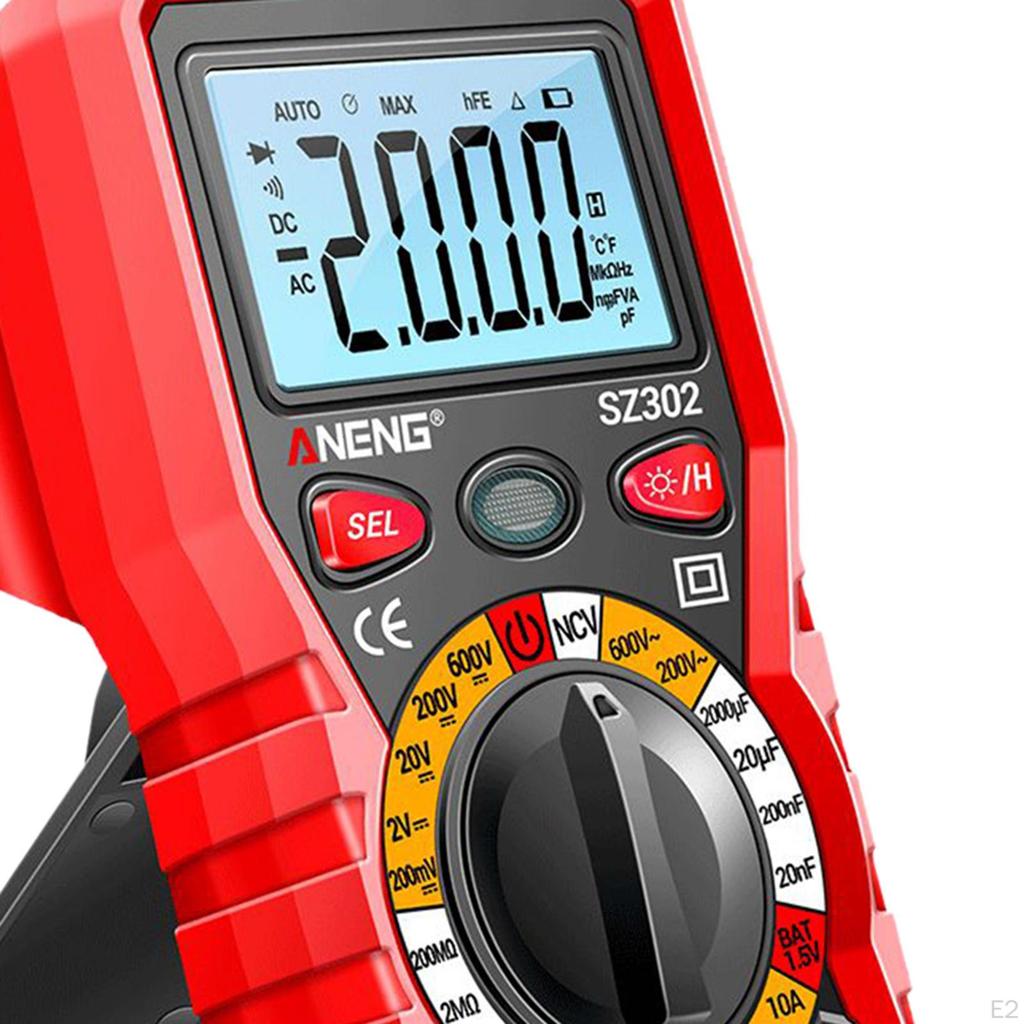 Digital Automatic Measurement DC Voltage Current Amp Multimeters Tools Meter Tester