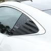 Black US Flag Rear Window Triangular Glass Sticker For Jaguar F-TYPE 2013-