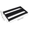 Guitar Pedal Board Aluminum Alloy Effect Pedalboard Compartment Storage Power Cord Portable Easy Assemble Pedal Board for Guitar