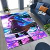 Anime SAO Sword Art Online Cartoon 3D Rug for Bedroom Living Room Sofa Home Doormat Decor, Large Kids Play Non-slip Floor Mat