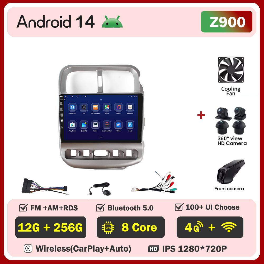 For Kia BONGO 2004-2012 Car Radio Player Car Carplay Screen Autoradio Mirror Link Car Intelligent Systems Touch Screen 8 Core 4G