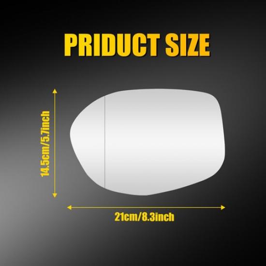 Door Mirror Glass Heated Driver Side Left For Honda Odyssey 2014 2015 2016 2017