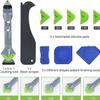 5 In 1 Silicone Caulking Tools Sealant Finishing Tool Kit Grout Remover Glass Glue Angle Scraper for Kitchen Bathroom Sink Joint