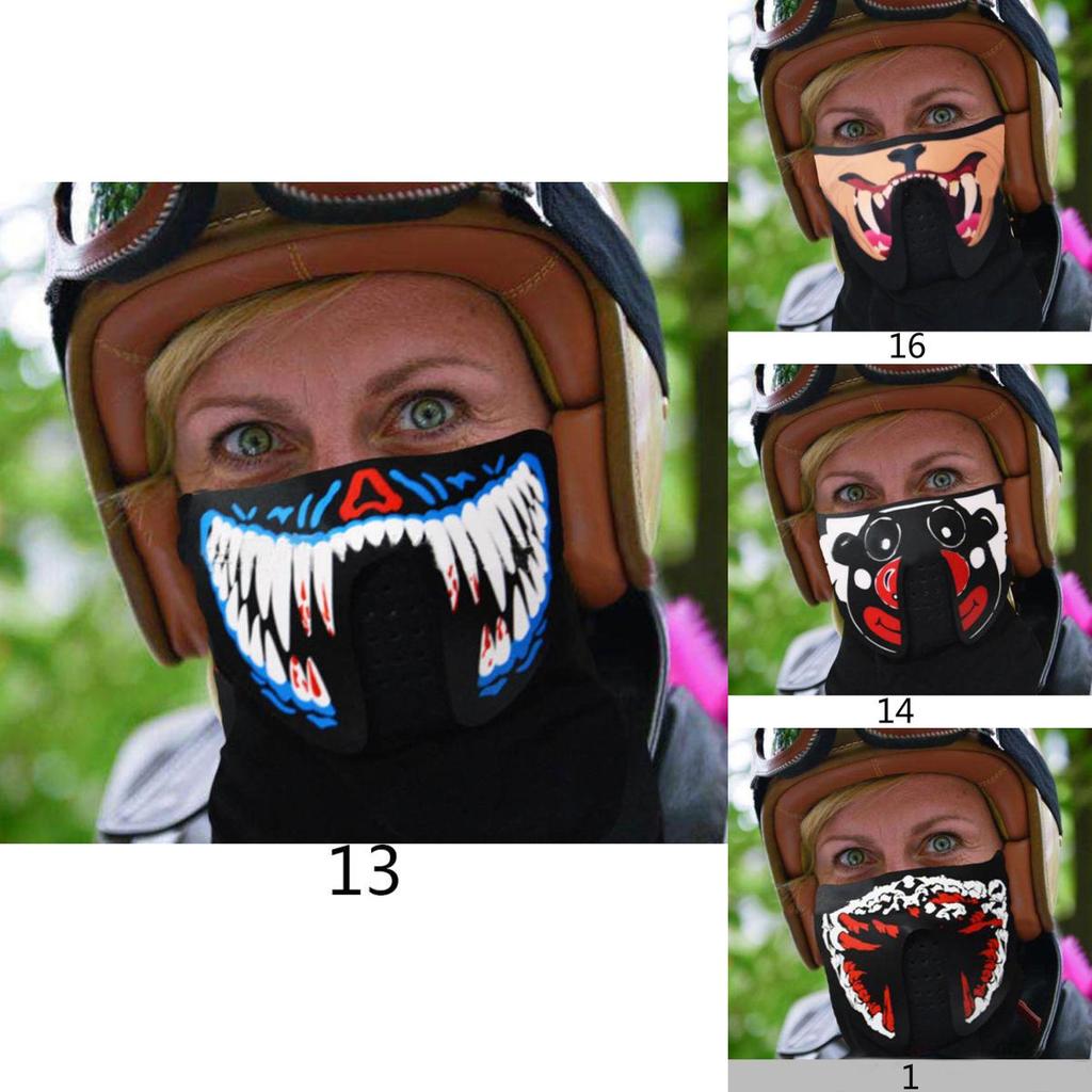 El Led Draad Halloween Pasen Rave Masker Lichtgevend Kostuum Masker Paas Decoraties