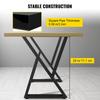Z Shape Metal Table Legs Dining Table Legs 28"x18" Desk Legs Set of 2
