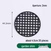 Round Mesh Drainage Pad for Flower Pots - Breathable, Leak-Prevention Net