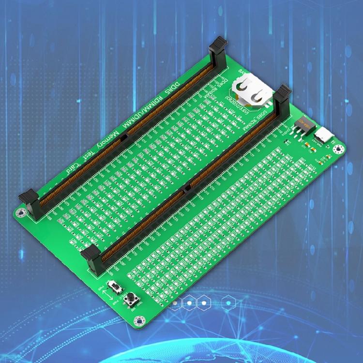 DDR5 Memory Slot Tester Wide Compatibility DDR5 Memory Tester For Memory Computer Repair Adapter Board For Computer