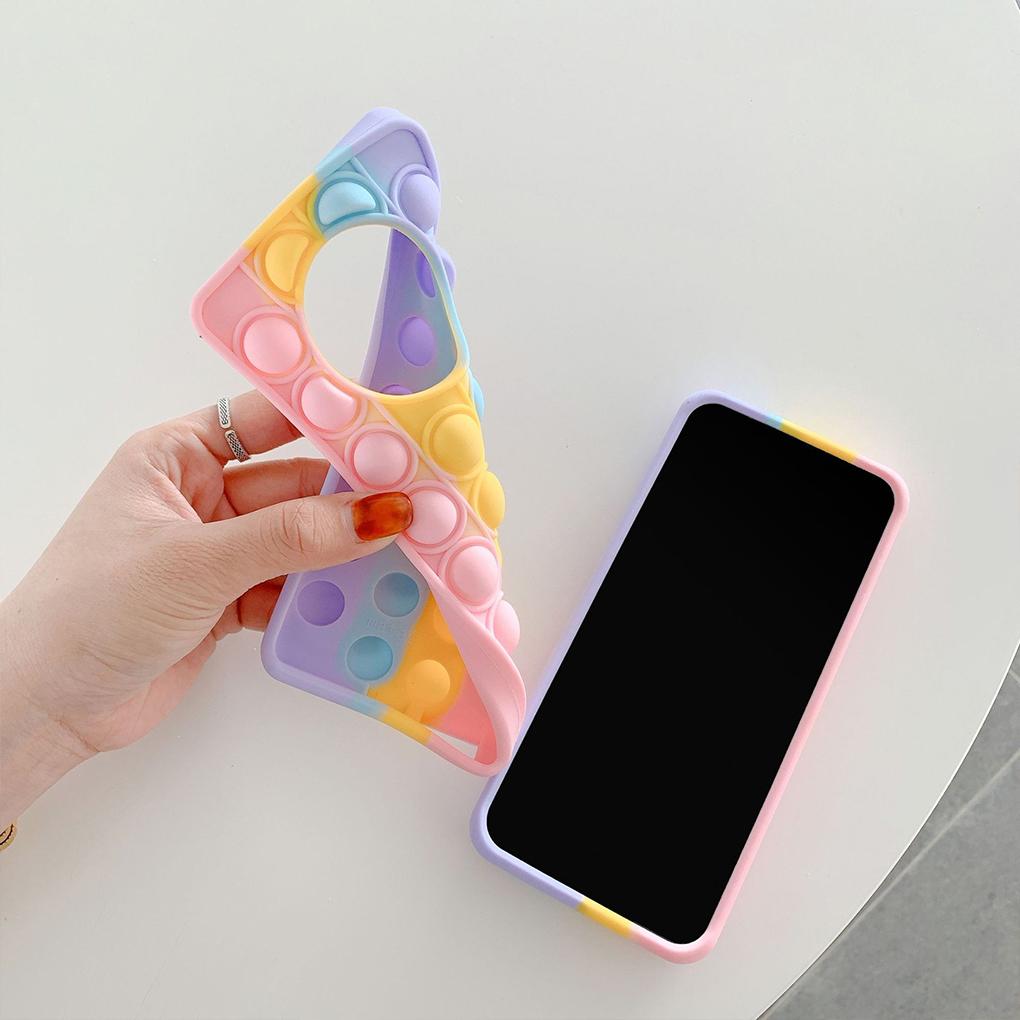 Phone Cover Bubble Phone Case Silicone Decoration Mobile Protector
