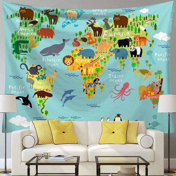 Ins style healing wall tapestry waterproof durable bedroom dormitory wall tapestry live broadcast background tapestry