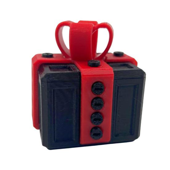 

Напечатанная на 3D раздражающая подарочная коробка с винтами Красочная квадратная головоломка Подарочная коробка Прикольный кейс Украшение для дома, офиса, книжной полки, рабочего стола 8 cm