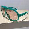 GM LUMIAS Oversize Monoblock Goggle Fashion Candy Color Outdoor Sunglasses Women Trendy Luxury Design Outdoor Anti-UV Shades
