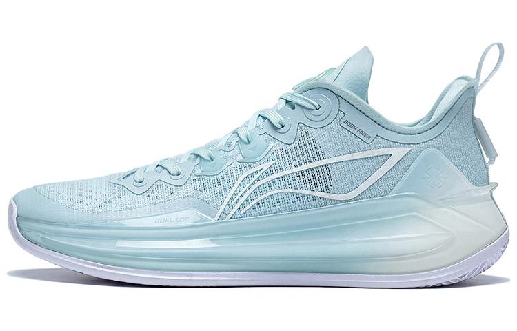 Li Ning Liren 3 V2 Low top Basketball Shoes Men s Aqua Blue ABAT057-2 46