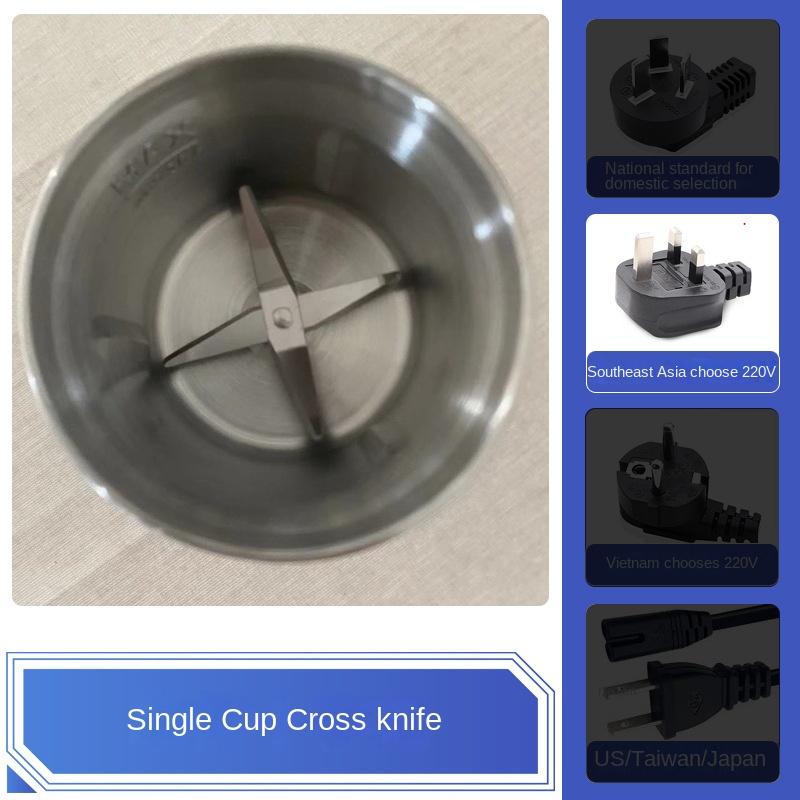 Powerful 110V/220V Electric Coffee Grinders Dry Beans and Coarse Grain Fine Grinding and Pulverizing Machine for Home Use