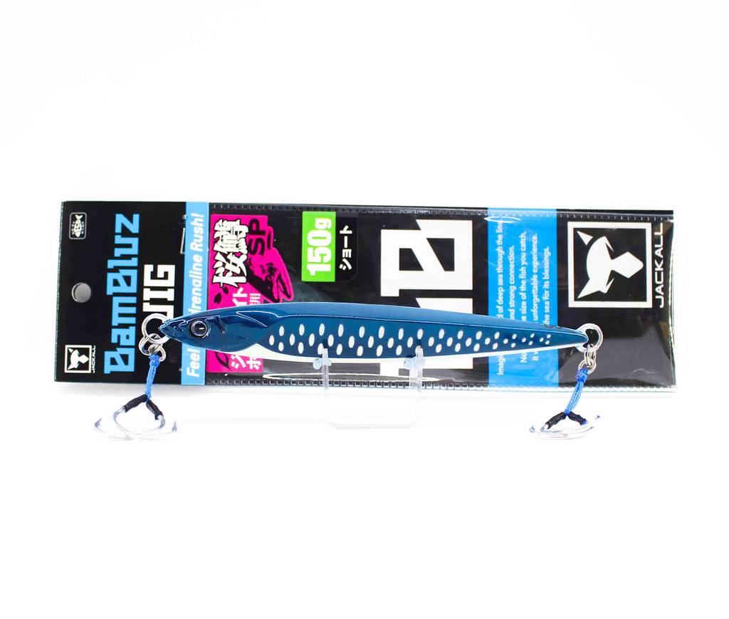 Jackall Metal Jig Bambluz Short Sakuramasu 150 grams Jinbe Glow (3712)