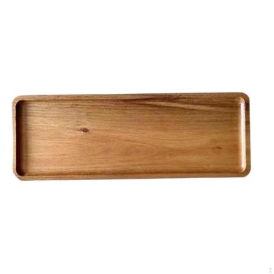 Elegantes Serviertablett-Set aus Holz für die Unterhaltung zu Hause