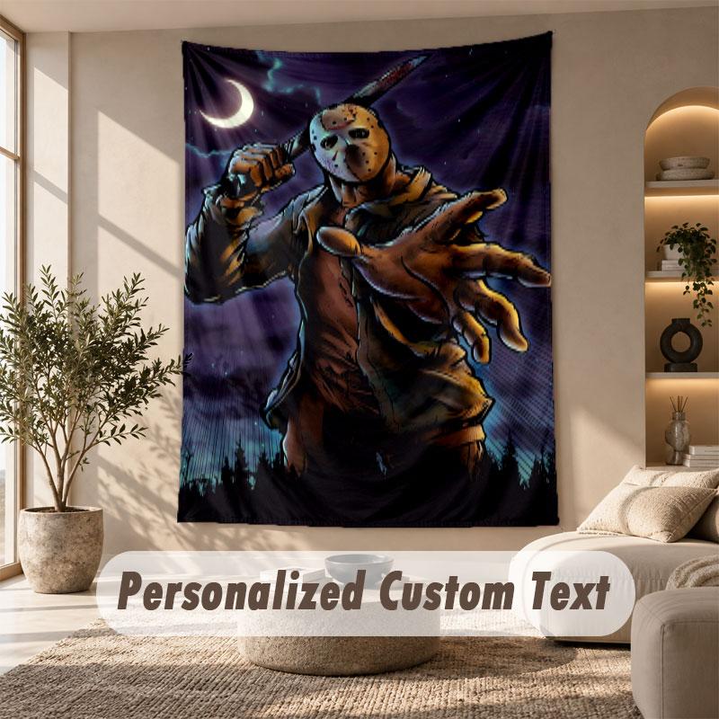 Wall Hanging Tapestry Art Cloth Bedroom Room Background DecorFriday the 13th Jason Voorhees