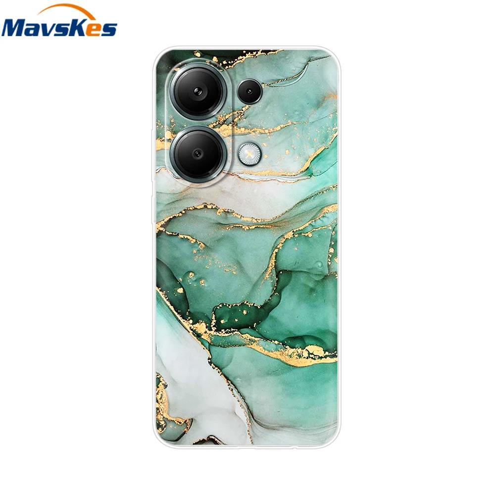 For Xiaomi Redmi Note 13 4G Case Note13 Cover Soft Clear Silicone TPU Back Case Funda For Redmi Note 13 Pro 4G Phone Cases Coque