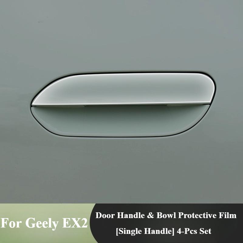 For Geely EX2 Proton Emas 5 Geome Star Wish 2025 2026 Door Handle Bowl Film Transparent Protective Sticker Anti Scratch Cover